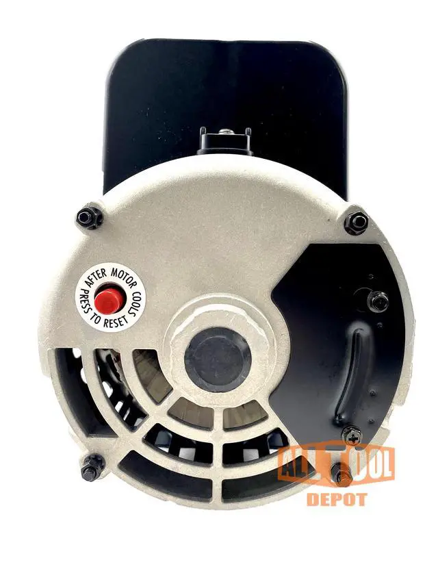 Alt view image 6 of 6 - New 5 HP 3450 RPM, 56 Frame, 230V, 22Amp, 7/8" Shaft, Single Phase NEMA Air Compressor Motor - EM-05A
