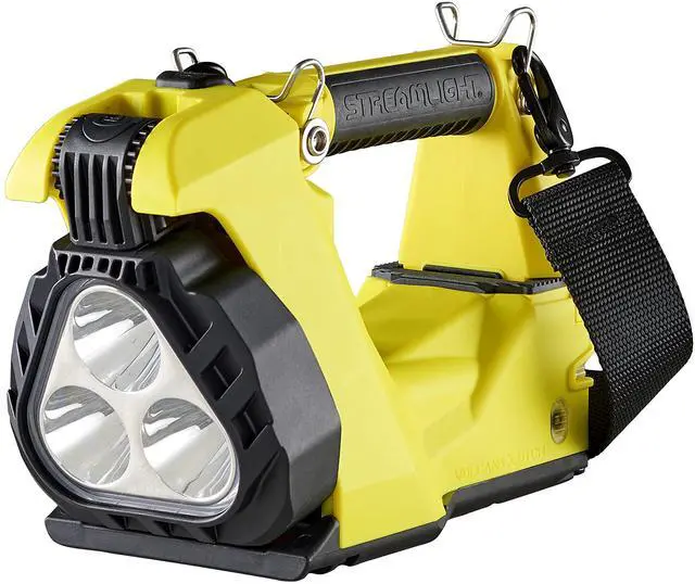 Main image of 44371 Vulcan Clutch 1700-Lumen Rechargeable Multi-Function Lantern with 120V/100V AC/12V DC, Includes Heavy Duty Shoulder Strap, Yellow