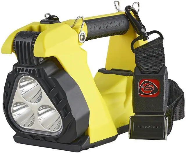Alt view image 5 of 6 - 44371 Vulcan Clutch 1700-Lumen Rechargeable Multi-Function Lantern with 120V/100V AC/12V DC, Includes Heavy Duty Shoulder Strap, Yellow