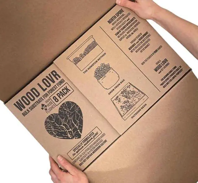 Alt view image 6 of 6 - (8-Pack) Organic 'Wood Lovr' Sterile Hardwood-Based Bulk Mushroom Substrate | for Wood-Loving Mushroom Species | Handmade by Expert Mycologists in Maine, USA