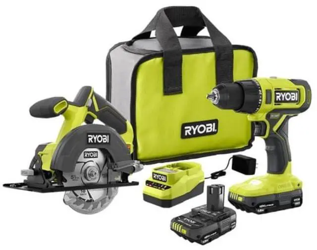 Main image of ONE+ 18V Cordless 2-Tool Combo Kit with Drill/Driver, Circular Saw, (2) 1.5 Ah Batteries, and Charger