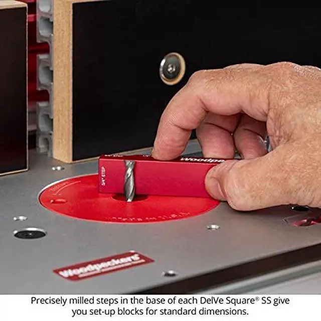 Alt view image 5 of 6 - Delve Square, 10-in-1 Woodworking Layout Tool, 6 Inch, Stainless Steel, Feature Packed Carpenter Square