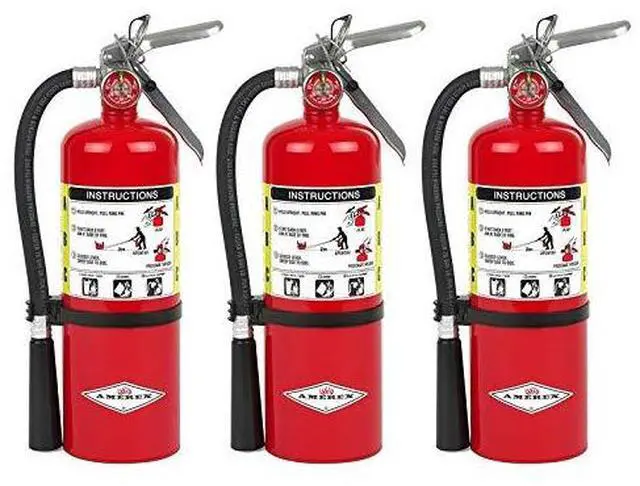 Main image of B500, 5lb ABC Dry Chemical Class A B C Fire Extinguisher (3, 7.25" W X 4.25" D X 15.25" H)
