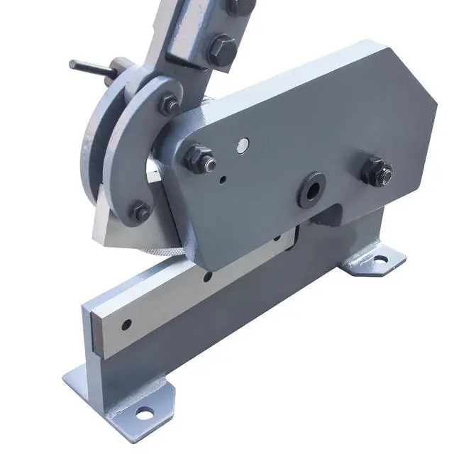 Alt view image 6 of 6 - Sheet Metal Cutter 8-Inch | 0.51 inch Round Bar Capacity | HS-8 Manual Plate Shear Bench-Mounted for Steel Plates and Bars