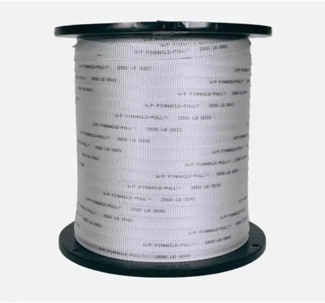 Main image of Heavy-Duty Mule Tape Low-Stretch Polyester Webbing Rope for Cable Pulling & Conduit Installation (2500 lb., 3/4" x 3000')