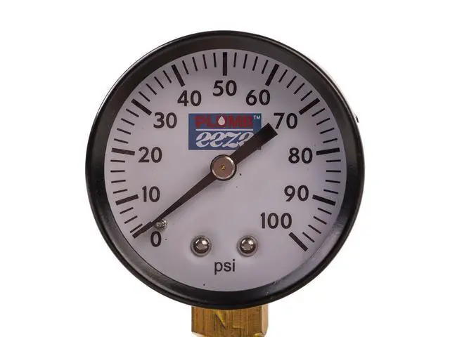 Alt view image 6 of 6 - Pressure Tank Installation Kit with Brass Union Tee to fit most pressure tanks with 1 ¼ inlet connection and diameters up to 22, Handle Cover Color May Vary