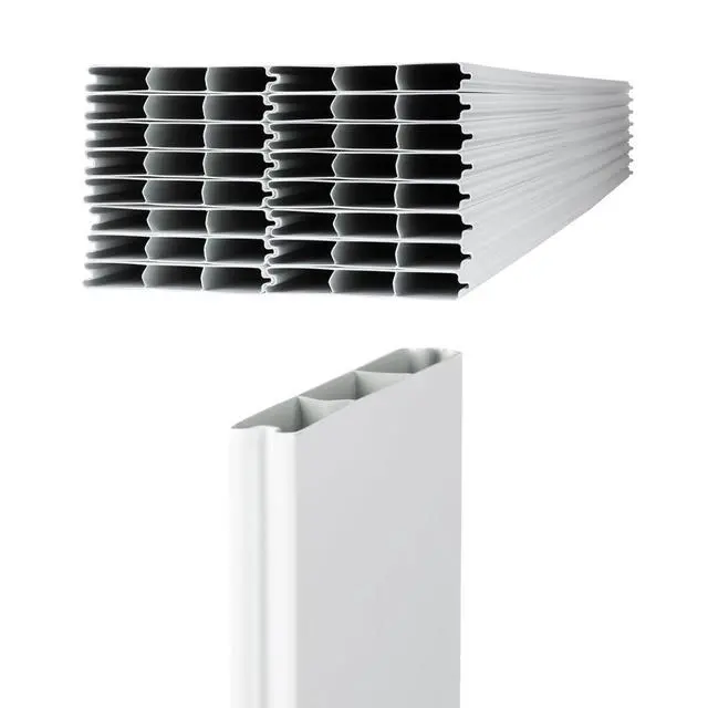 Main image of White (16-Pack) - 0.875" X 6" X 64.25" Tongue and Groove Picket for Vinyl Fence