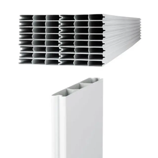 Alt view image 2 of 2 - White (16-Pack) - 0.875" X 6" X 64.25" Tongue and Groove Picket for Vinyl Fence