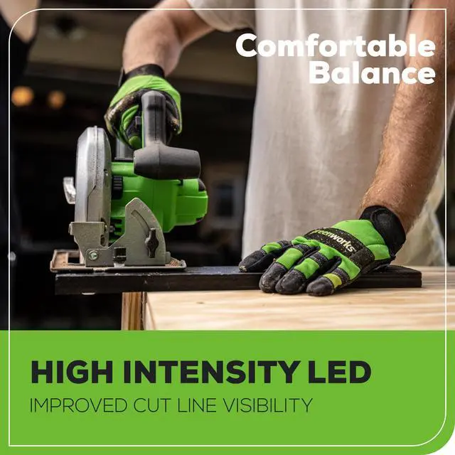 Alt view image 6 of 6 - 24V 7-1/4'' Circular Saw Brushless Cordless, with 4Ah Battery and 2A Charger
