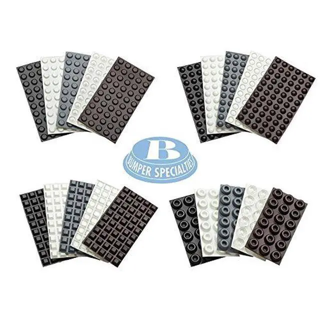 Alt view image 2 of 4 - Bumper Specialties Self Adhesive Bumper Feet 0.375" x 0.125" (9.5mm x 3.2mm) Clear Cylindrical Soft Polyurethane Pads for Cabinet Door Sound Dampening, 6,000 Pieces per Box, BS34SD