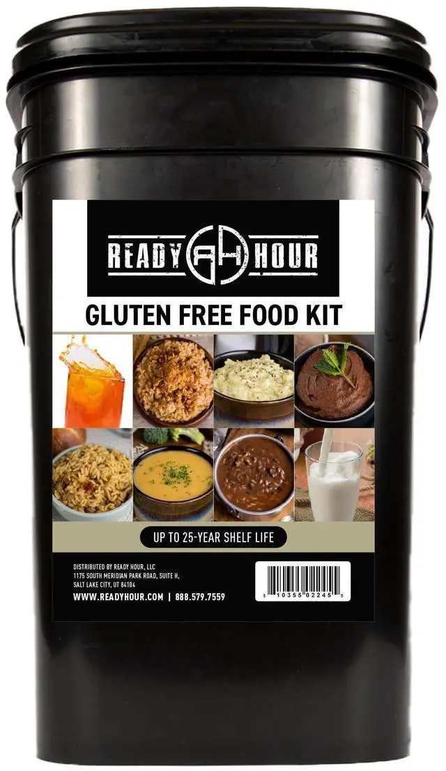 Main image of Gluten-Free Food Kit (120 Servings), Gluten-Free Survival Kit, Freeze-Dried Survival Food Storage, Emergency Preparedness, Prepper Supplies, 25-Year Shelf Life