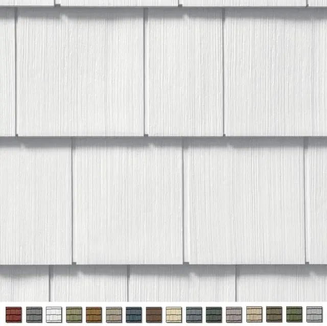 Main image of Cedar Impressions Double 7 Inch Straight Edge Perfection Shingle Siding (1/2 Square)