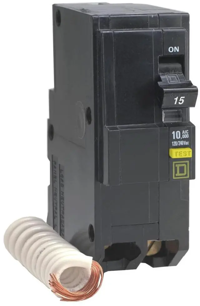 Main image of Square D by Square D - QO215GFICP QO Qwik-Gard 15-Amp Two-Pole GFCI Breaker