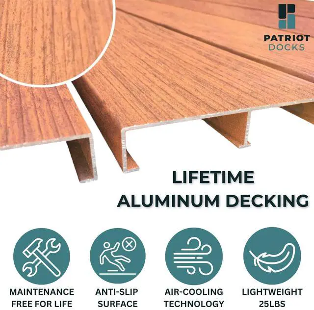 Alt view image 2 of 6 - Aluminum 4'x4' Decking Panel