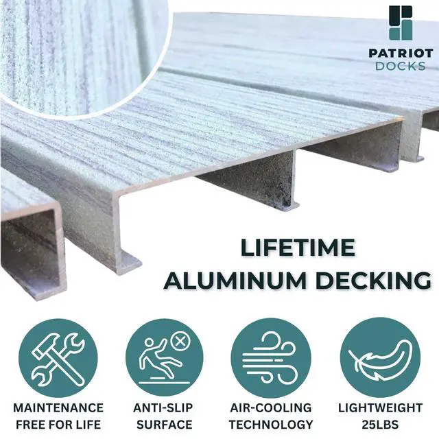 Alt view image 2 of 6 - Aluminum 4'x4' Decking Panel