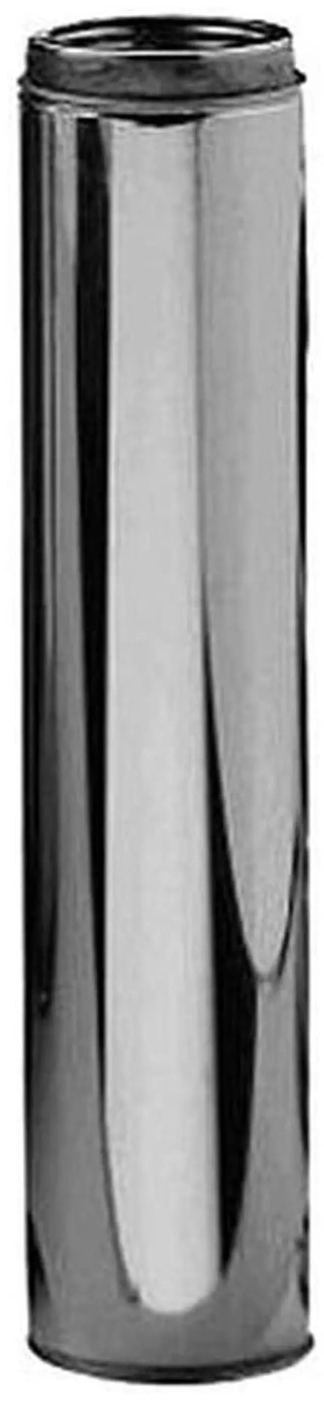Main image of 6" SureTemp 48 Long Chimney Pipe, Double Wall Stainless Steel Insulated Vent, Locking Band for Wood Stove, Fireplace, Furnace, Silver, 206148
