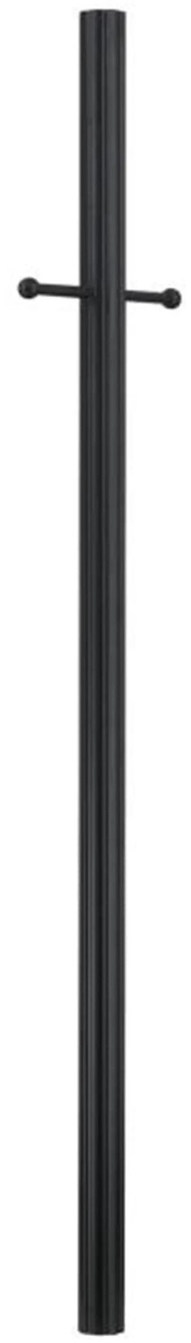 Main image of Lamp Posts Outdoor Lighting, Light Pole, Weather Resistant Outdoor Light Fixture Aluminum Lantern Post with Ladder Rest and Decorative Spheres, Outdoor Rated, 84 Inches in Textured Black Finish