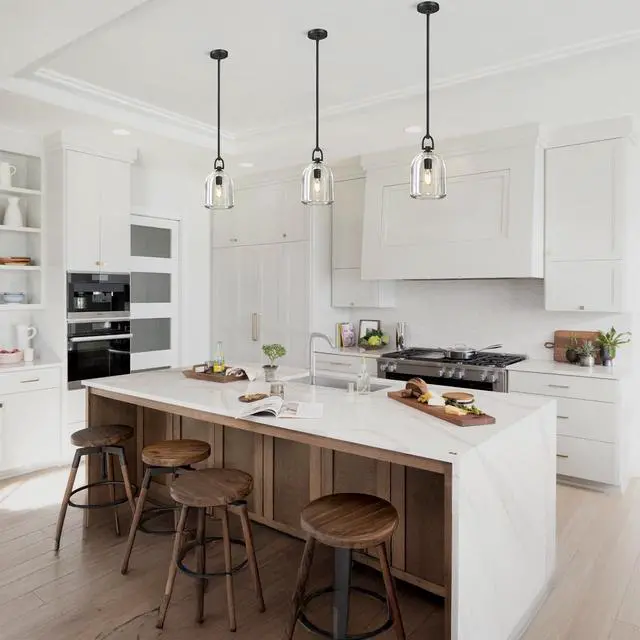 Alt view image 3 of 6 - K9 Crystal Black Pendant Light Fixtures, Modern Farmhouse Pendant Lights Kitchen Island, Kitchen Pendant Light Over Island, Indoor Cloche Crystal Pendant Lighting,E12 Bulb Included