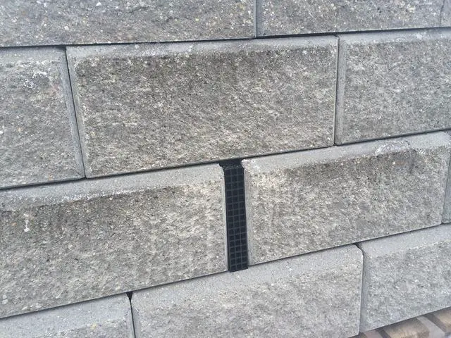 Alt view image 3 of 6 - L-Shaped Universal Wall Drain for Retaining Walls and More - Grey - Box of 12 Gray WDP04-GRY-BOX12 - Grey - Box of 12