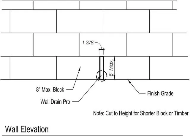 Alt view image 2 of 5 - L-Shaped Universal for Retaining Walls and More - TAN Box of 12, (WDP04-TAN-BOX12)