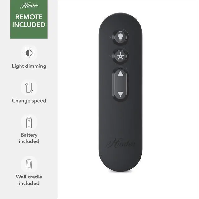 Alt view image 4 of 6 - 48 inch Indoor Ceiling Fan with LED Light and Remote Control - Black Ceiling Fan, Standard Mount, 3 Blades, For Bedroom, Living Room, or Kitchen, Quiet - Midtown 51472, Matte Black