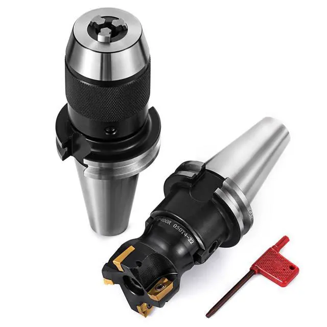 Alt view image 4 of 6 - Collet Set CNC CAT40 Tooling Package ER32 ER16 Collet Sets Mill Holder Spanner Drill Chuck (collet set)