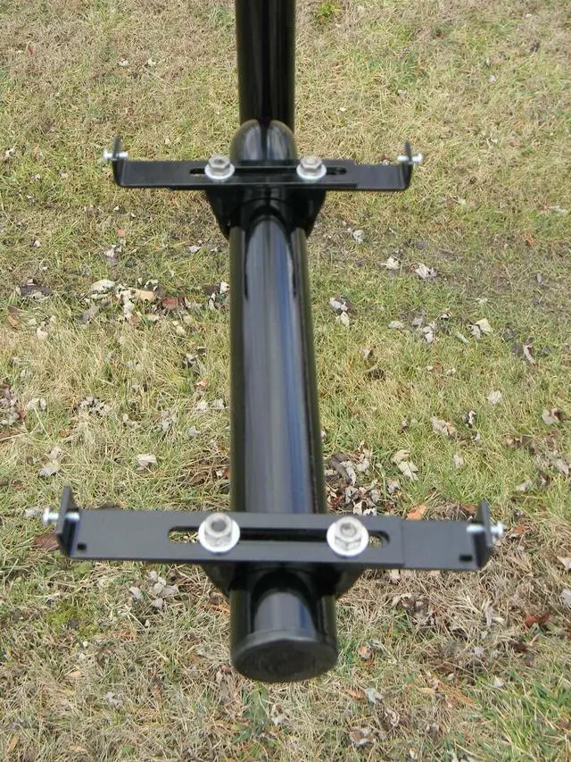 Alt view image 5 of 6 - Return-to-Center Swing Away Snowplow Proof Mailbox Post - Black Steel Mailbox Extender (24 Inch)