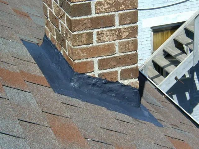 Alt view image 3 of 6 - FlashSeal Elastomeric Roof Chimney Flashing Sealant - Flexible and Long Lasting Waterproof Sealant to Stop Leaks Around Chimneys, Stacks, Vents & Skylights - 1 Gallon (Brown)