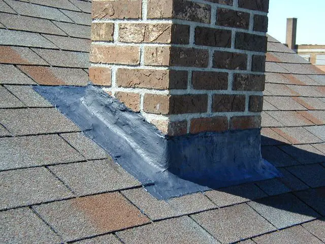 Alt view image 5 of 6 - FlashSeal Elastomeric Roof Chimney Flashing Sealant - Flexible and Long Lasting Waterproof Sealant to Stop Leaks Around Chimneys, Stacks, Vents & Skylights - 1 Gallon (Brown)