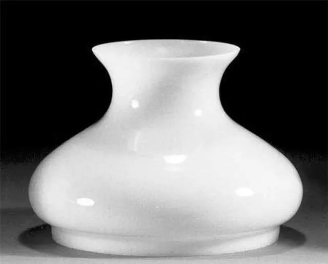 Alt view image 4 of 5 - ® 7" Opal Glass Tam-O-Shanter Style Student Lamp Shade