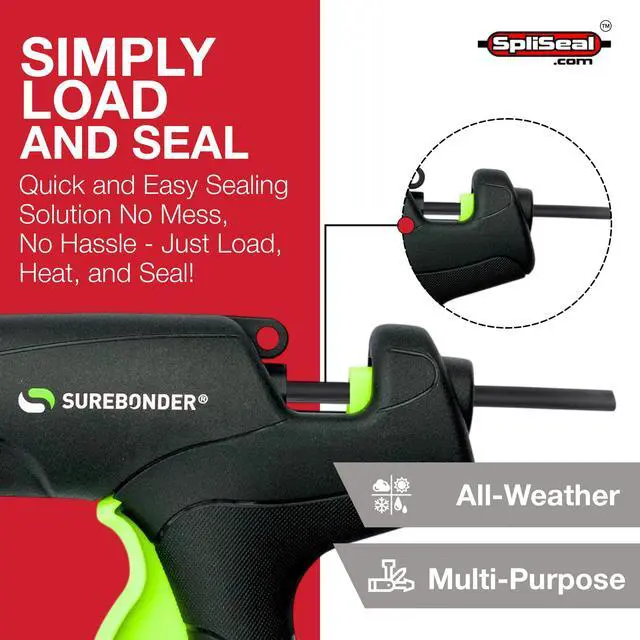 Alt view image 2 of 6 - Weatherproof Sealant Sticks, Waterproof Sealing for Electrical Wiring and Automotive Repairs, Heat Applied Adhesive for Outdoor Use, Glue Gun Compatible, Potting Polymer Sealant Pack of 100
