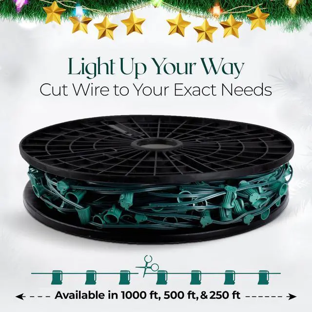 Alt view image 4 of 6 - C7 1000 FT Spool Wire 12 inch spacing, SPT-1 E/12, Commercial, UL Listed, Indoor/Outdoor