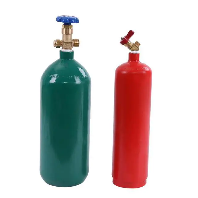 Alt view image 3 of 6 - Oxy Acetylene Torch Kit, Torch Set with Cutting Torches, Oxygen Acetylene Cutting Brazing Welding Torch Kit with Oxy Acetylene Tanks, Regulators & Hoses A