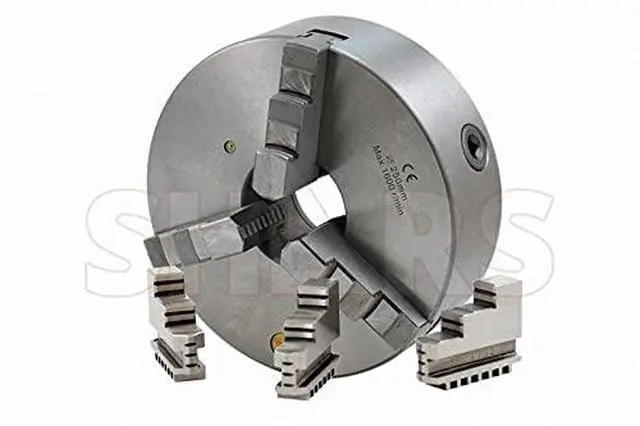 Alt view image 6 of 6 - 10" 3 Jaw Self Centering Scroll Lathe Chuck 202-5413 R[