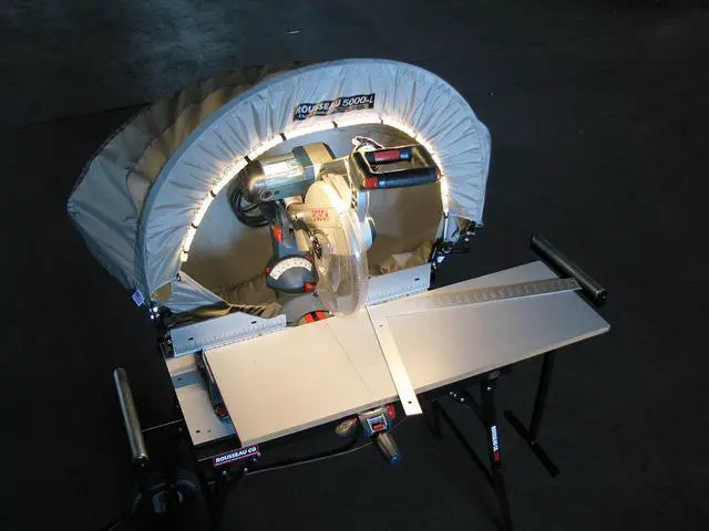 Alt view image 3 of 5 - 5000-L Lighted Dust Solution For Miter Saws, Silver
