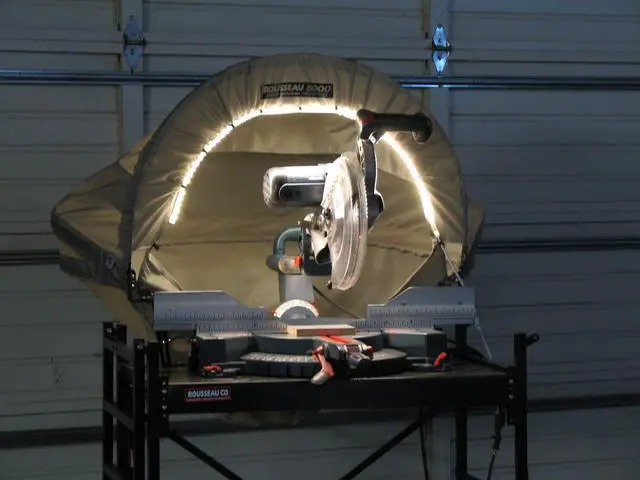 Alt view image 4 of 5 - 5000-L Lighted Dust Solution For Miter Saws, Silver