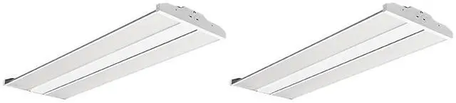 Main image of Oslo Compact Linear High Bay Fixture - 42,000 Lumens, Wattage and CCT Selectable, 120-277V LED Light, 24 x 14.2 x 1.6 Inches, 300W, Pack of 2
