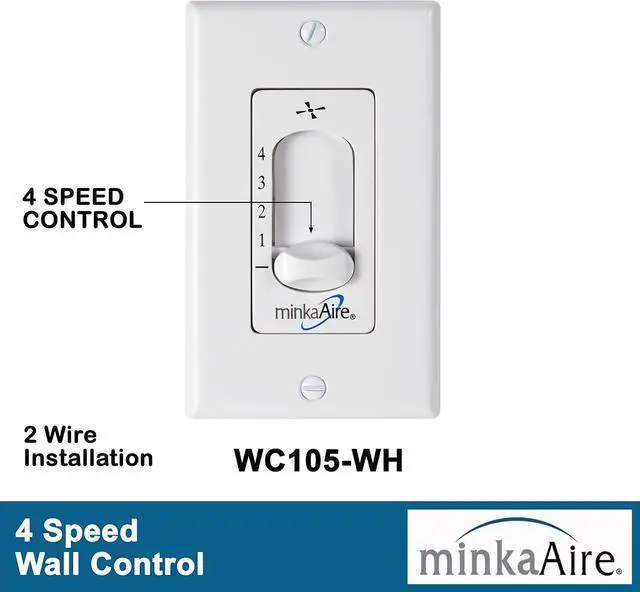Alt view image 5 of 6 - Minka Aire F524-WHF Flat White Ceiling Fan