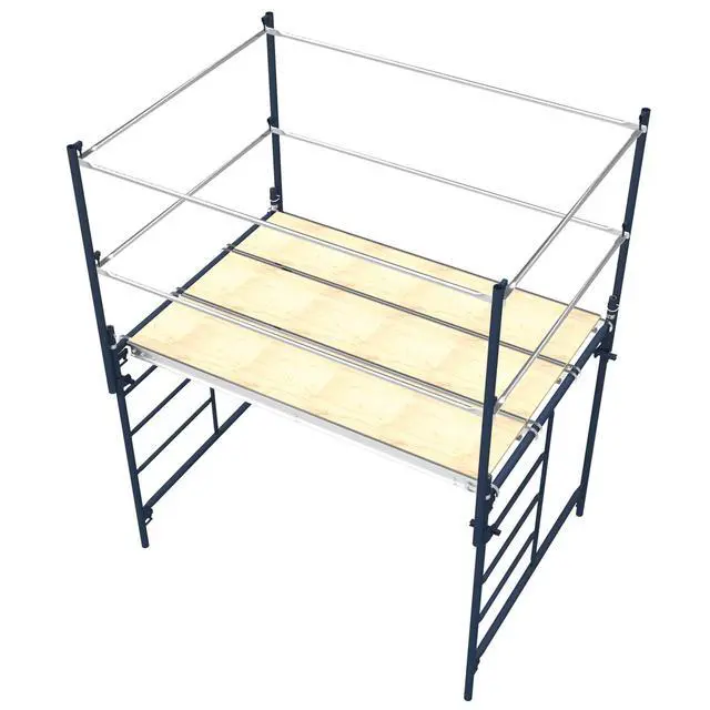 Alt view image 3 of 6 - 5ft.W x 7ft.D Scaffold Guardrail System - Model Number M-MG507K