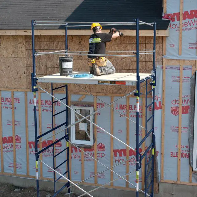 Alt view image 4 of 6 - 5ft.W x 7ft.D Scaffold Guardrail System - Model Number M-MG507K