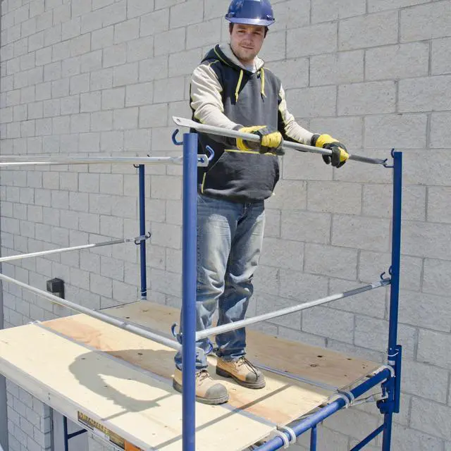Alt view image 6 of 6 - 5ft.W x 7ft.D Scaffold Guardrail System - Model Number M-MG507K