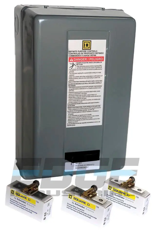Alt view image 2 of 3 - ELECTRIC MAGNETIC MOTOR STARTER CONTROL 7.5HP 230V 3PH