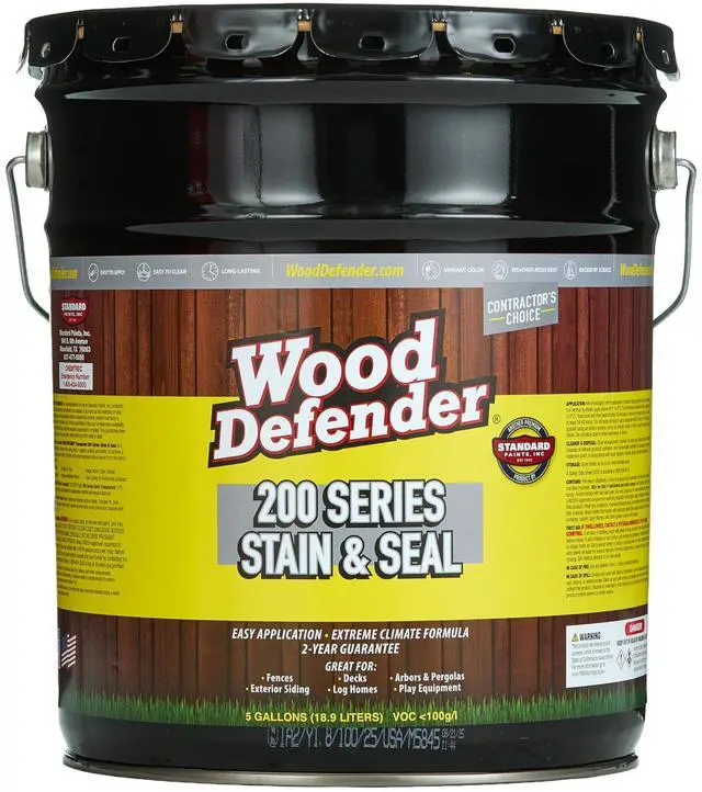 Main image of 200 Series Coffee Brown Semi-Transparent Stain & Sealer 5-Gallon