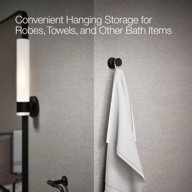 Alt view image 3 of 6 - 14375-BL Purist® 24" Double Towel bar, Matte Black