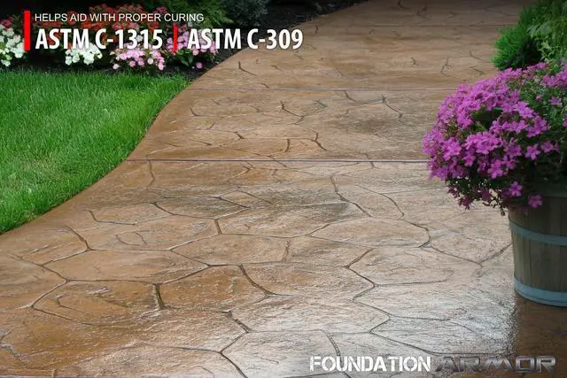 Alt view image 6 of 6 - Armor LV25 Solvent Based Acrylic High Gloss Wet Look Cure and Seal for Concrete and Pavers - 5 Gallon (LV25-5 GAL - 350 VOC)