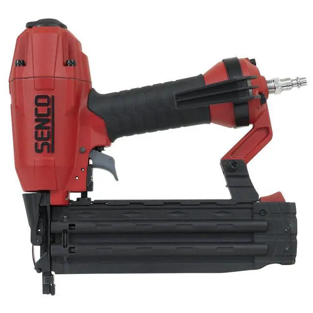 Alt view image 3 of 6 - Pneumatic 4 Piece Finish Kit Includes 3 Air Powered Tools for Finish & Trim Projects: 15 GA finish nailer, 18 GA brad nailer, 18 GA stapler, and storage bag (10S0001N)