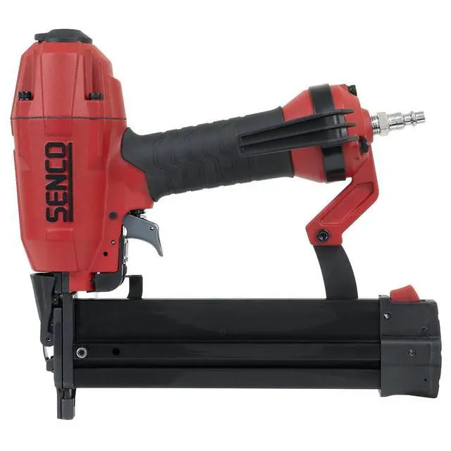 Alt view image 4 of 6 - Pneumatic 4 Piece Finish Kit Includes 3 Air Powered Tools for Finish & Trim Projects: 15 GA finish nailer, 18 GA brad nailer, 18 GA stapler, and storage bag (10S0001N)