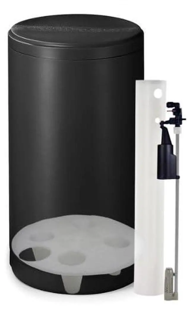 Main image of 18"x33" Water Softener Salt Brine Tank with Safety Float Assembly AND SALT GRID Included! 18" Brine Tank, Fleck Softener Tank Replacement (Black)