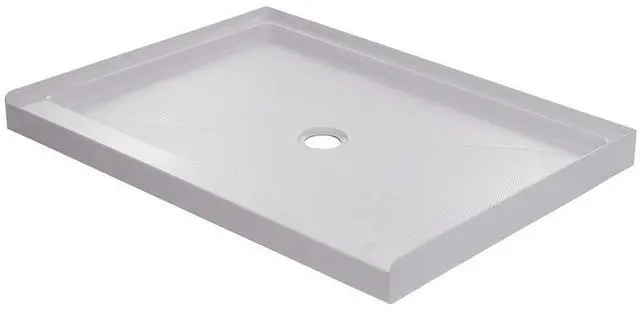 Main image of MNOSB3634 36" x 34" Rectangular Shower Base with Single Threshold and Center Drain - White