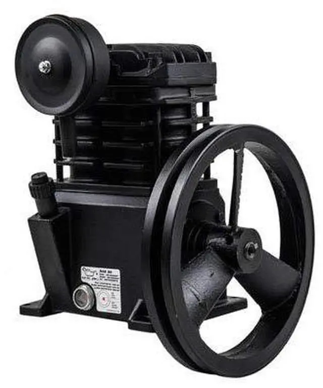 Main image of 2HP Cast Iron Air Compressor Pump Universal Replacement Compatible with Campbell Hausfeld VT4823, Speedaire 4B222E, Kobalt VT6361, Husky VT631505, 5.5 SCFM for 40 Gal Tanks